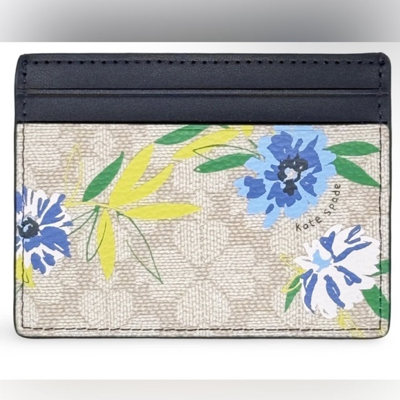 Kate Spade New York Payton Colorblock Dome Crossbody & Floral Card Holder Set - Picture 5 of 8